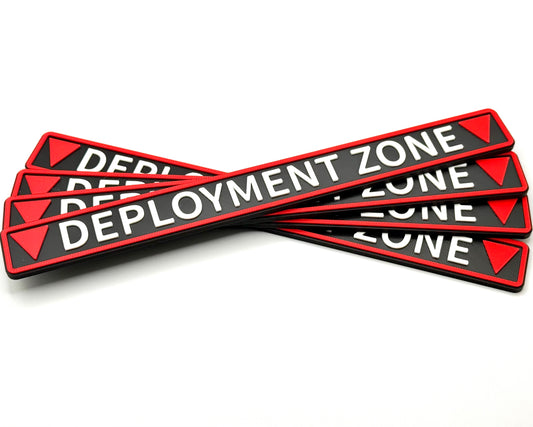 4 Deployment Zone Markers designed for Warhammer 40K/Age of Sigmar and more - 9 Inch Measurement Sticks