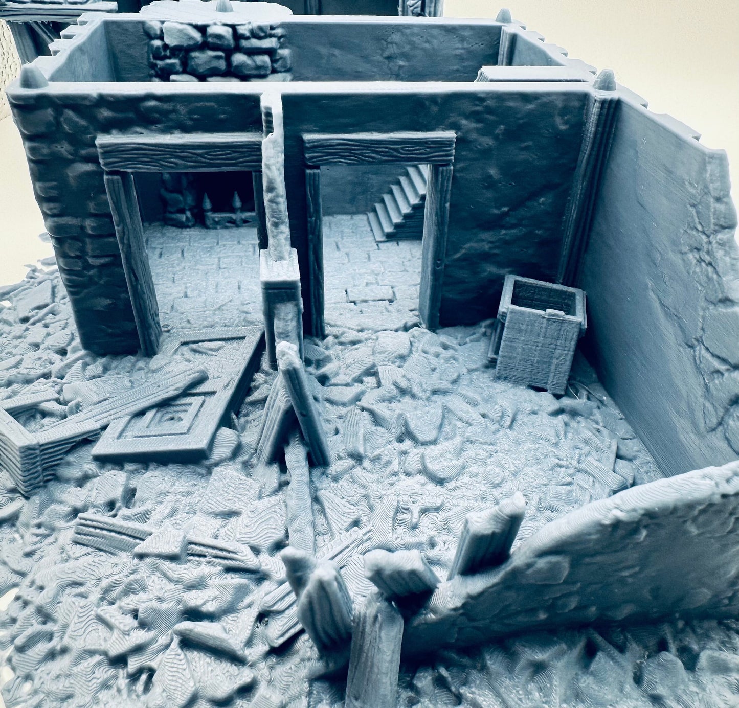 Fantasy House Ruins - Scenery Terrain for Warhammer & D&D, Briarwood House Ruins 4