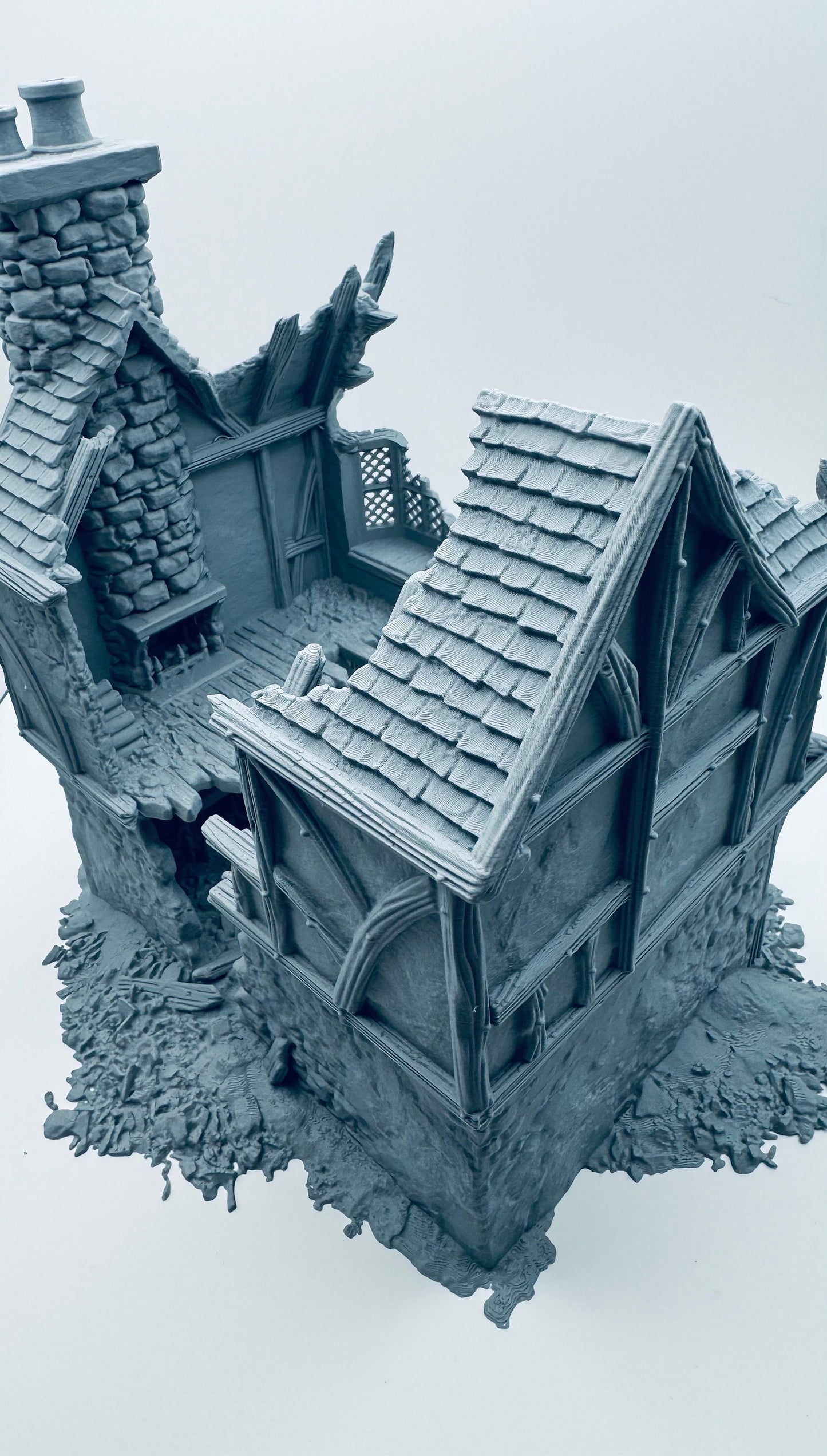 Fantasy Ruins - Epic Scenery Terrain for Warhammer & D&D - Briarwood Shop Ruins 1