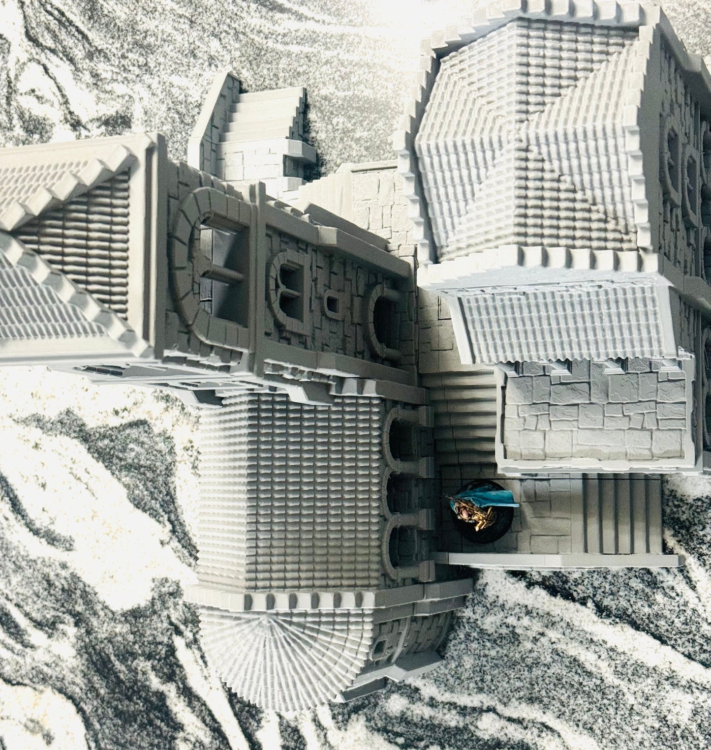 Massive Tabletop Battle Scenery - Fantasy Arkenfel Terrain, Essential for Warhammer, D&D, and tabletop RPG