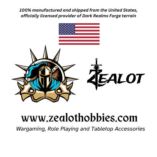 Fantasy Ruined Bridge Arkenfel Terrain by Dark Realms 15mm/28mm/32mm scale 3D Printed, Dungeons and Dragons, Mordheim, 16" Long!