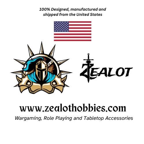 2x 9" Measuring Rulers - Choose your own colors, designed for Warhammer 40k and Age of Sigmar