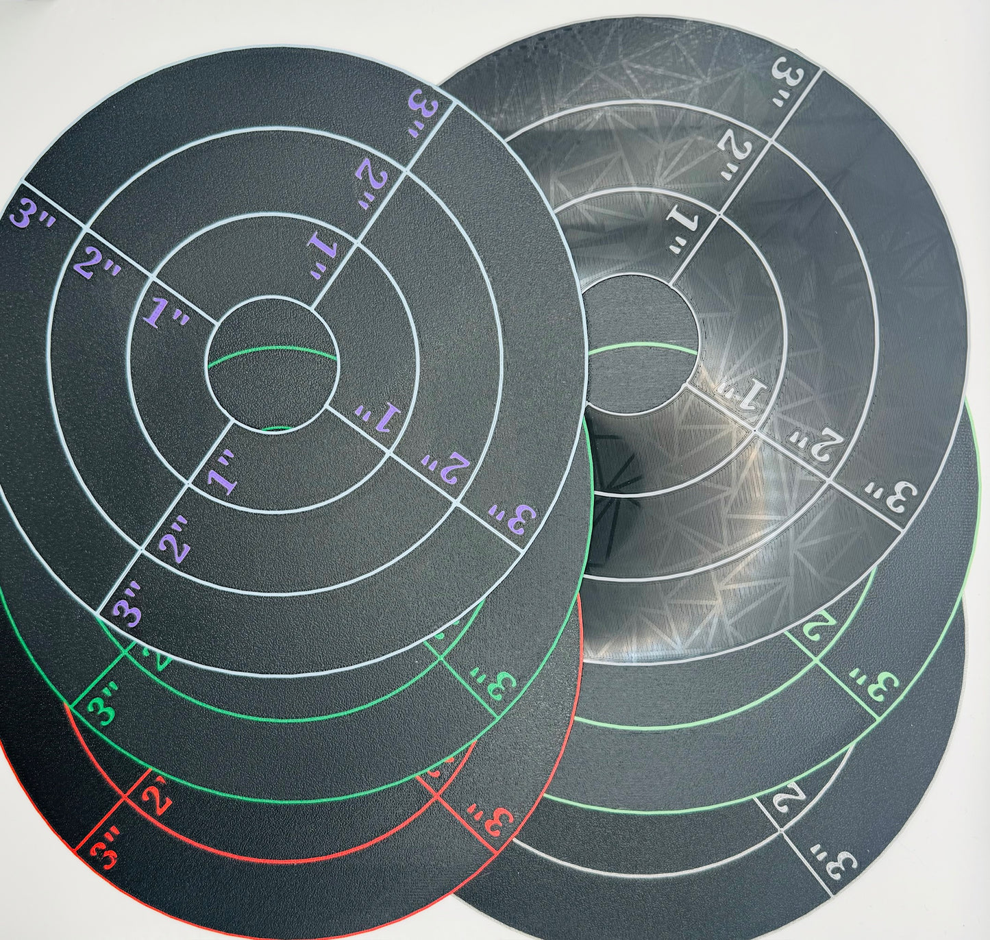 Warhammer 40K/Age of Sigmar Objective Mats Set - 3D Printed Custom Colors, Ultra-Thin 0.5mm