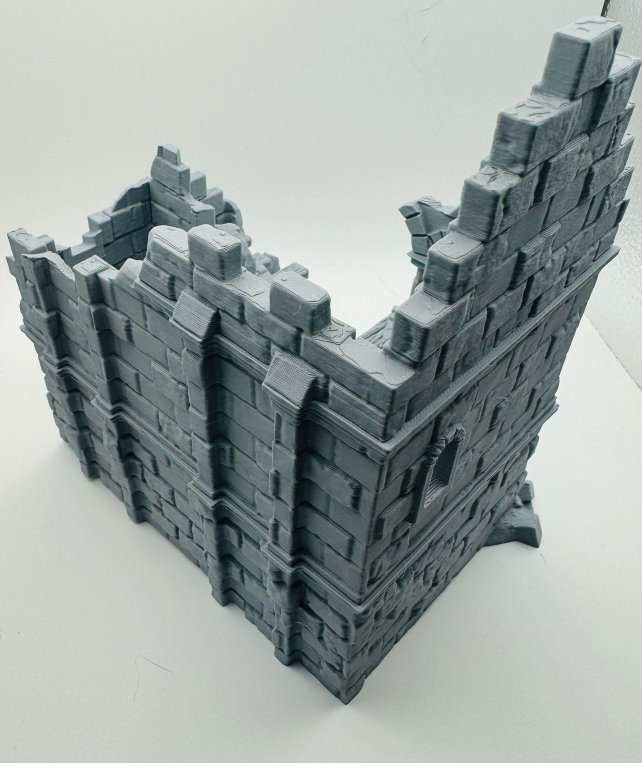 Medieval Fantasy Ruined House Terrain - 3D Printed for Warhammer, D&D