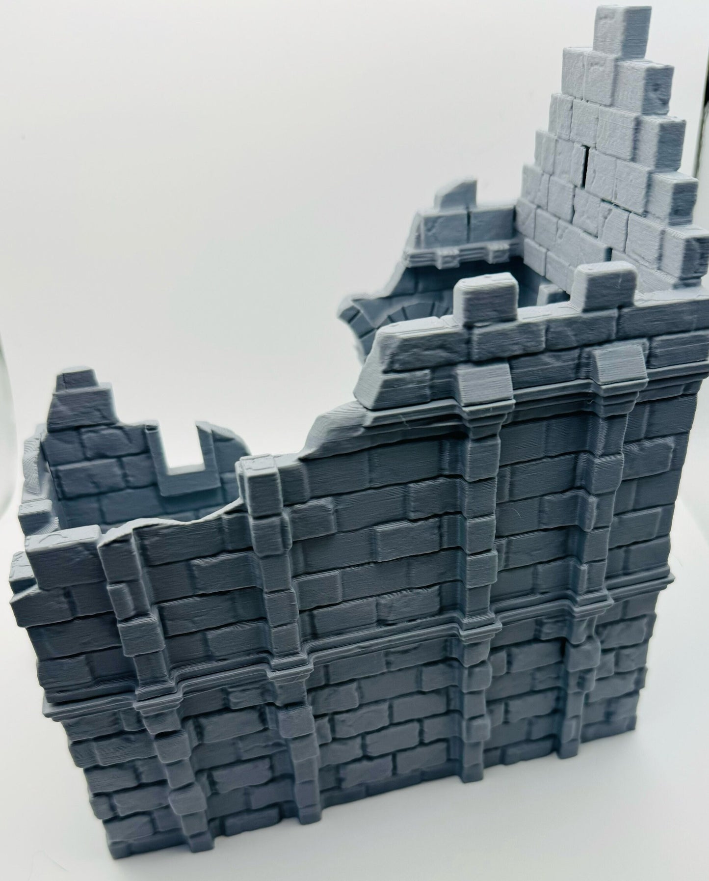 Medieval Fantasy Ruined House Terrain - 3D Printed for Warhammer, D&D