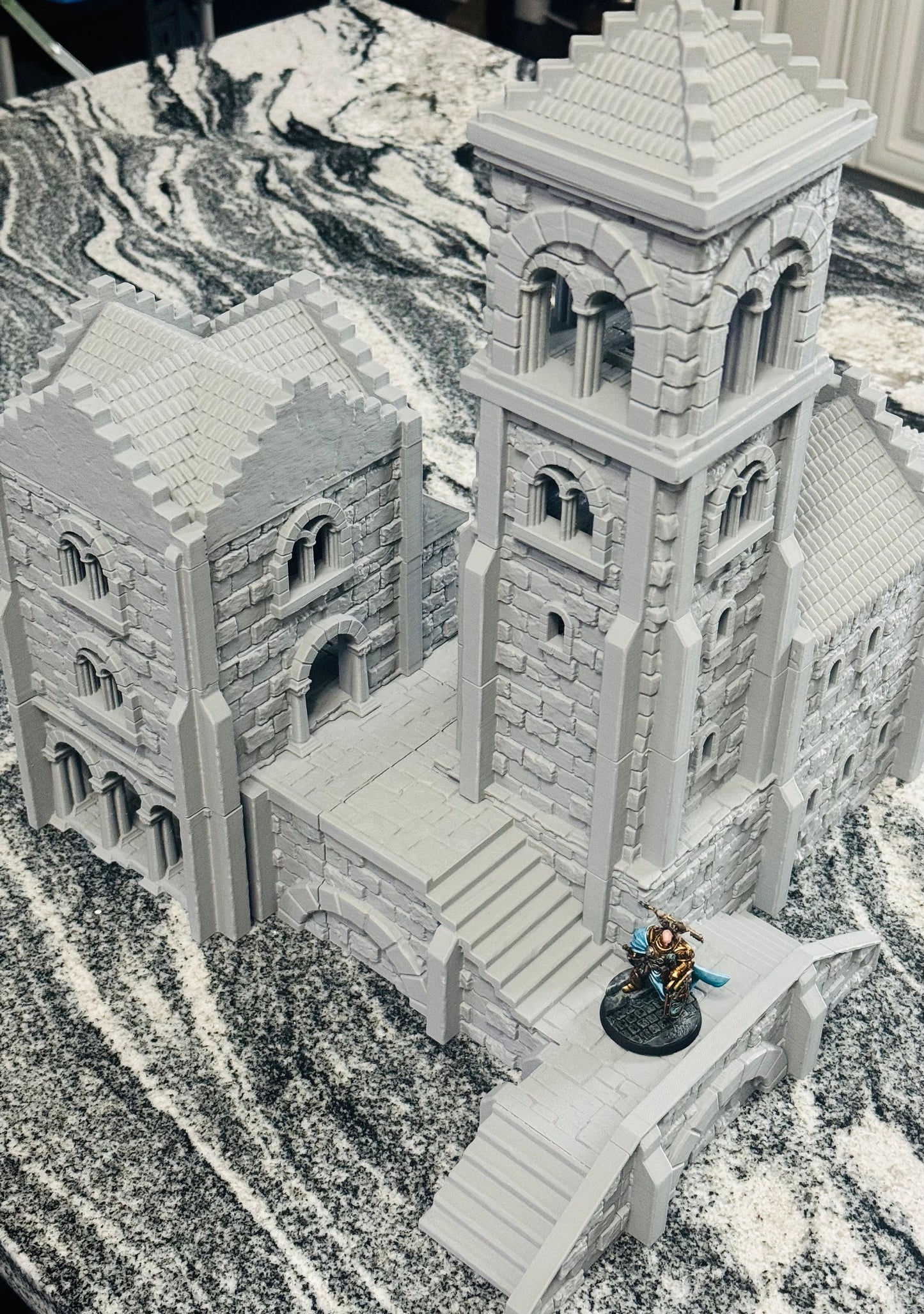 Massive Tabletop Battle Scenery - 3D Printed Fantasy Arkenfel Terrain, Essential for Warhammer, D&D,  and tabletop RPG