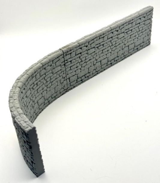 Tabletop Medieval Stone Walls - Modular 3D Printed Fantasy Terrain, Briarwood Gate House Addon from Dark Realms D&D, RPG Lover's Gift Idea