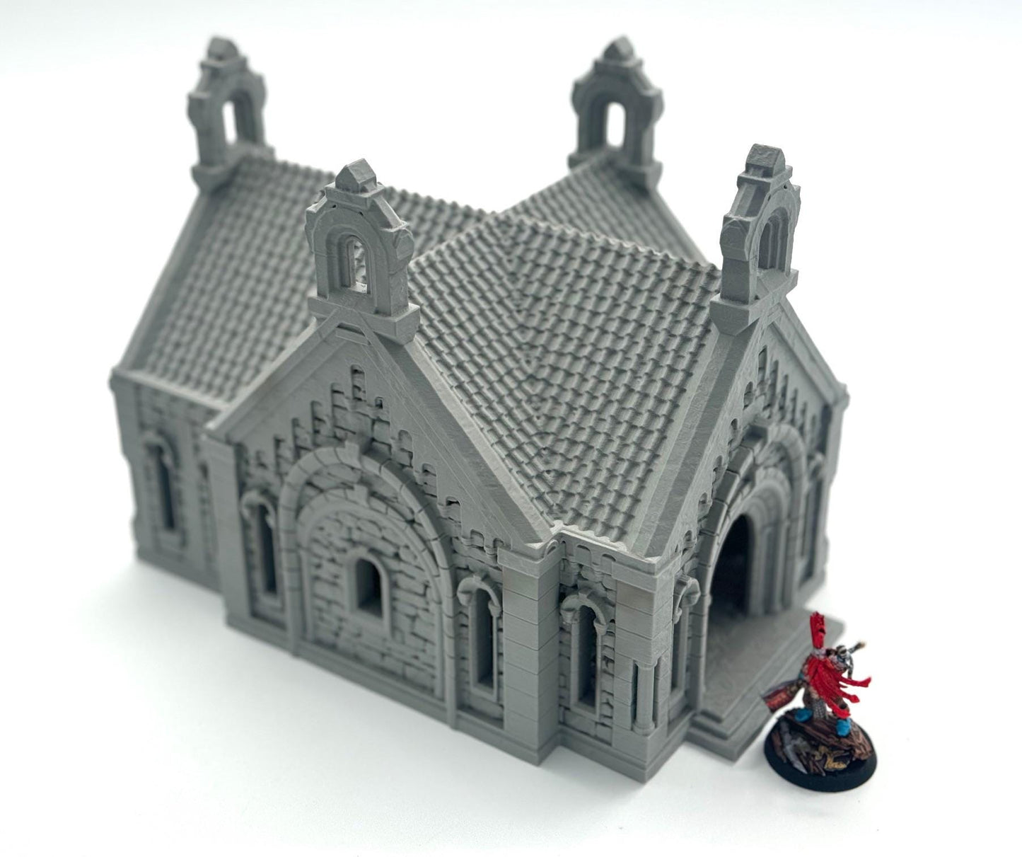 Gothic Mausoleum – Individual & Complete Set – Super detailed 0.12mm 3D Printed Tabletop Terrain (15mm, 28mm, 32mm), by Dark Realms Forge