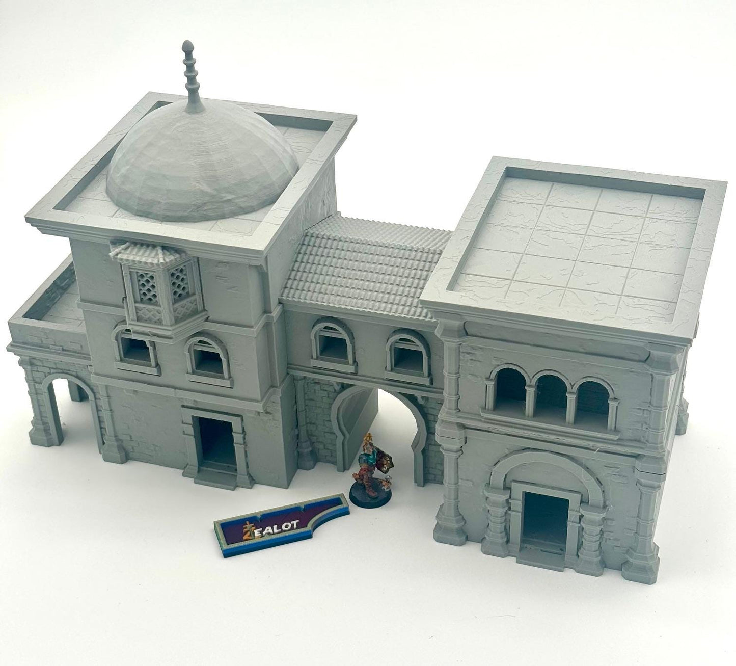 City of Corsairs Town Building Fantasy Terrain by Dark Realms Forge 3D Printed Scenery 32mm Tabletop Gaming, also available in 15mm and 28mm